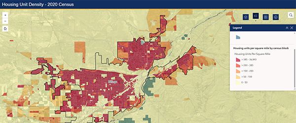 Census 2020 Housing Unit Density
