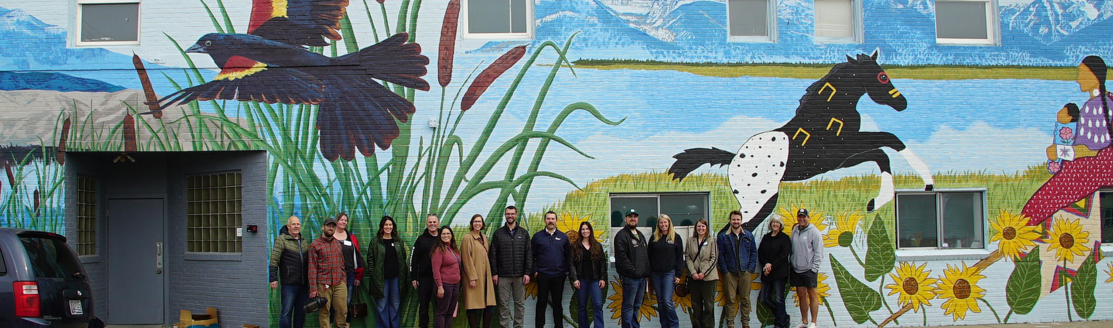 The Spring Creek Mural Project in Ronan