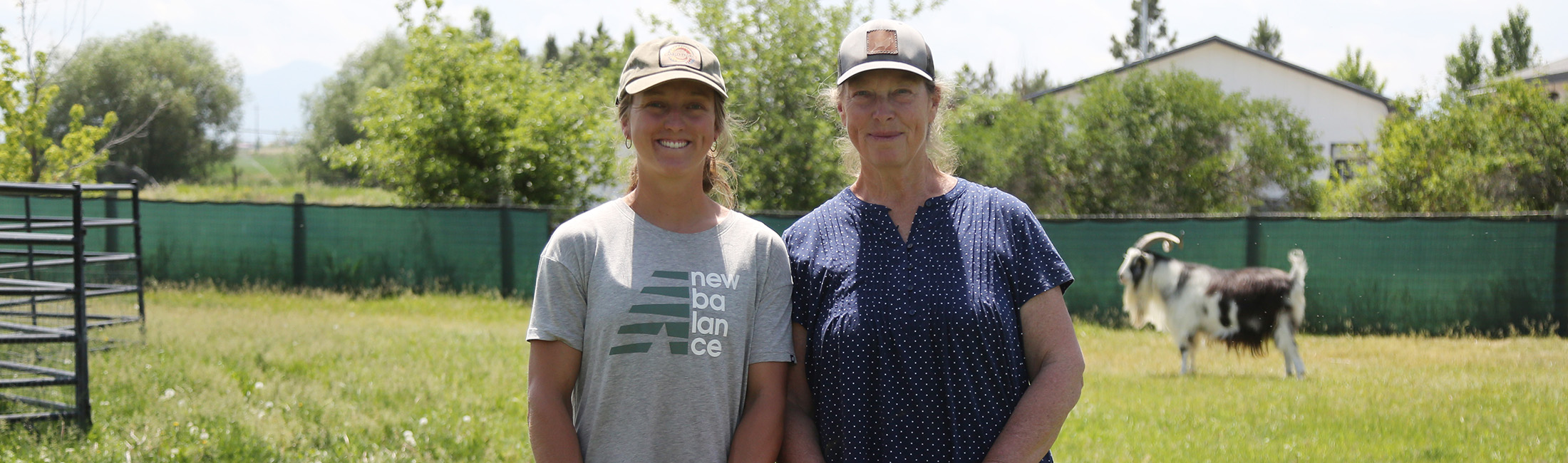 Kenn (not pictured) and Susan McCarty of Live Oak Belgians (left) and Piper Meuwissen and Nancy Tanner of Border Farm (right) are using Agritourism Grant funds to tap into the experience economy. Photo credits: Commerce.